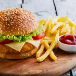 Chicken Burger With Cheese
